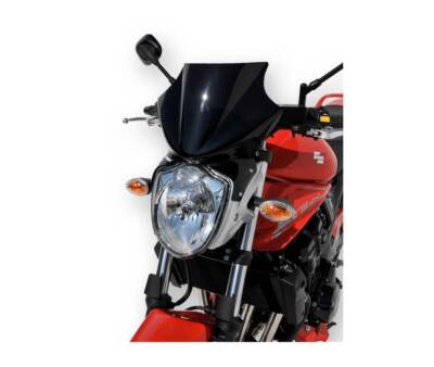 Bulle Courte Sport ERMAX Pour Suzuki GLADIUS 650 2009-2015 - Noir Clair - Homologuée TUV/ABE - Référence 0604094