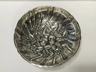 Sterling Silver S Kirk Son Repousse Footed Dish