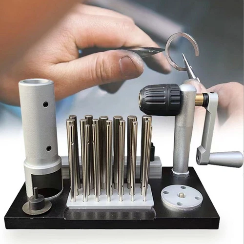 Stainless Manual Jump Ring Maker Machine Jewelry Making Tool round drawing machi - 第 3/6 張圖片
