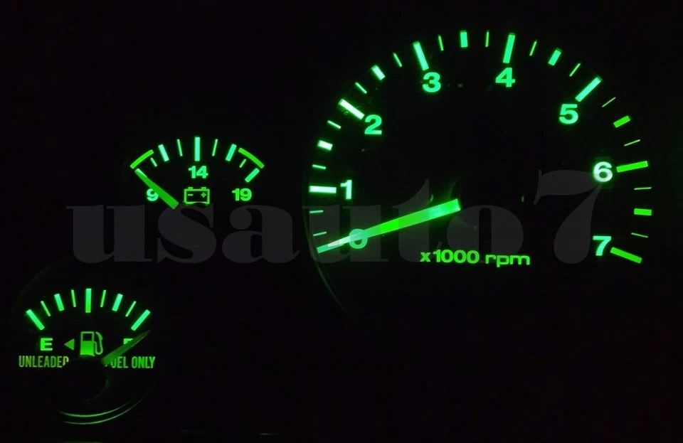 Dash Cluster Gauge GREEN LED LIGHT KIT Fits 93-98 Jeep Grand Cherokee ZJ - Image 4 of 4