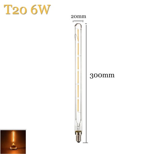 T20 LED Bulb 3W 4W 6W Decoration Living Home White Stage Vintage Lamp Tungsten - Picture 3 of 4