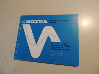 . Parts list catalog de pieces Teile katalog Honda Z50 J 1979-1985 // Z50 G 1979