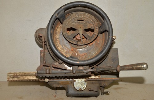 Vintage cast iron Ideal stencil machine No 3 collectible industrial sign tool - Picture 9 of 11