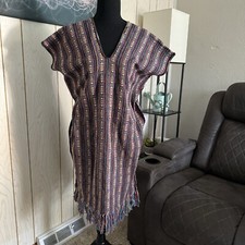 Handwoven Tribal Traditional Asian Hippie Thai Dress Size Small