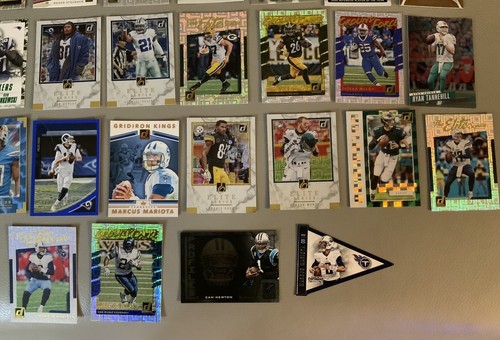 NFL STAR & HOF INSERT/PARALLEL FOOTBALL CARD LOT (28) DIFFERENT & 2 FREE CARDS - Picture 4 of 7