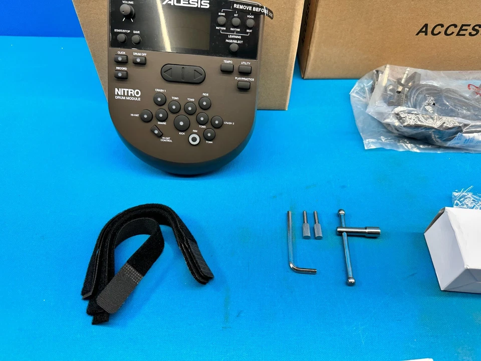 Controlador cerebral módulo de batería Alesis DM7X con arnés/alimentación/abrazadera Foto 3 de 4