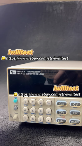 1pcs ITECH IT8512A+ DC Carico Elettronico 150V/30A/300W *IW - Foto 9 di 9