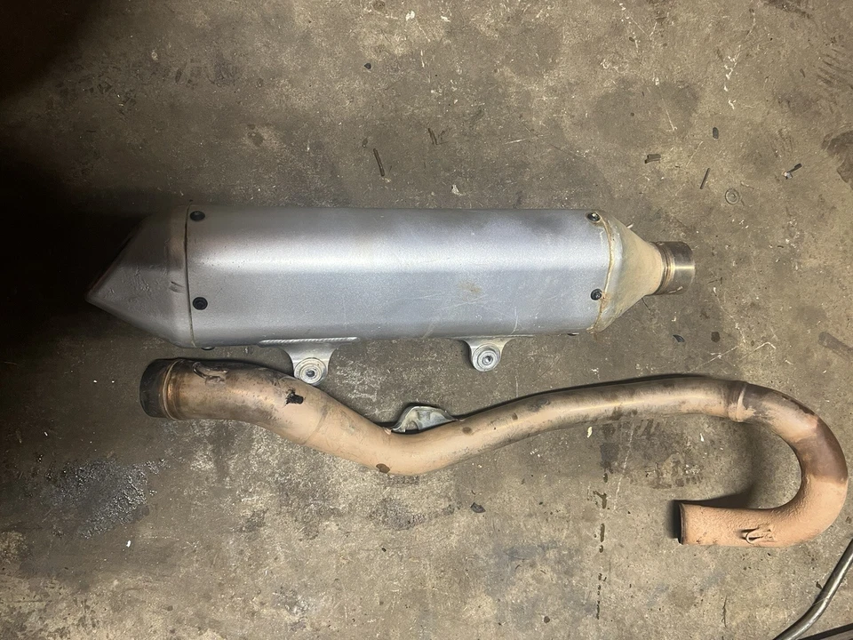 KTM 250 SXF 2011 2012 silenciador silenciador cabezal Foto 3 de 3