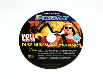 PowerPlay DVD Duke Nukem Manhattan Project Driver 3 Empire Earth 2 Cold Fear etc