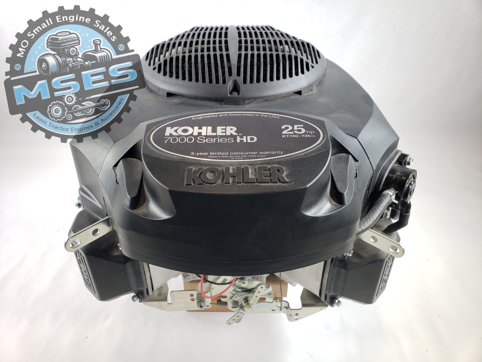 25HP Kohler 7000 Series KT740-3100 - 725CC 1" Dia. x 3-5/32” Keyed Crankshaft