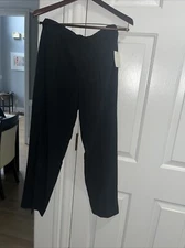 Saks Fifth Avenue Pull-On Stretch Pants in Black Size Medium No Pockets NWT