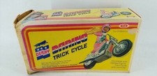 DERRY DARING & Trick Cycle  IDEAL 1975 EVEL KNIEVEL sister With Box- RARE!