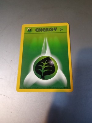 Grass Energy 127/130 Base Set 2 Regular