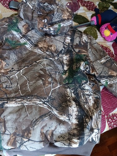 Carhartt Camo Realtree Hood Zip up Pink Quilt Lined Jacket Women XL 101216-977 - Picture 5 of 9