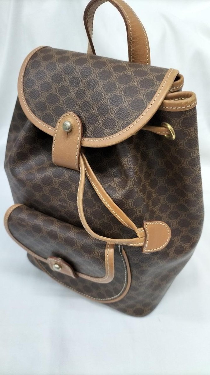 CELINE macadam Authentic Flap Mini Backpack Shoulder  display picture 2