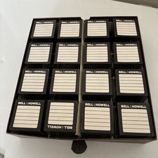Bell Howell 35mm 16 Empty Slide Cubes in Original Box Holds 640 Slides