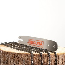 4x Sägekette + Schwert Vollmeißel passend Stihl 35 cm 3/8" 1,3 mm 50 TG SECURA