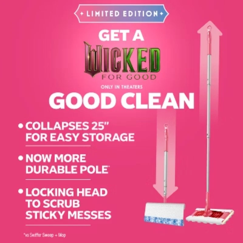 Swiffer Unscented Sweep + Mop Deluxe Floor Cleaners - Wicked Pink - Image 3 of 4