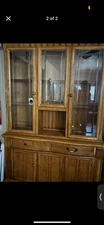 china cabinet with glass doors
