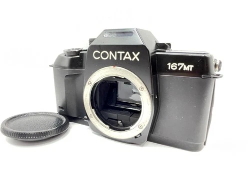 Contax 167MT SLR Film Camera Body 167-MT with cap [Exc+++++] from Japan #0002