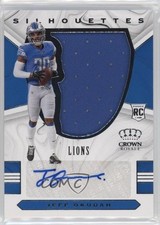 2020 Panini Chronicles Crown Royale Silhouette 75/99 Jeff Okudah Auto 0s55