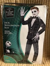Jack Skellington - Nightmare Before Christmas Cosplay Costume - Large - New