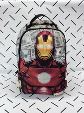 Raro zaino 2015 SPRAYGROUND Iron Man Raining Money Marvel
