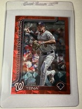 Topps 2025 Series 2 Red Diamante Foilboard José Tena Nationals 1/5 #552