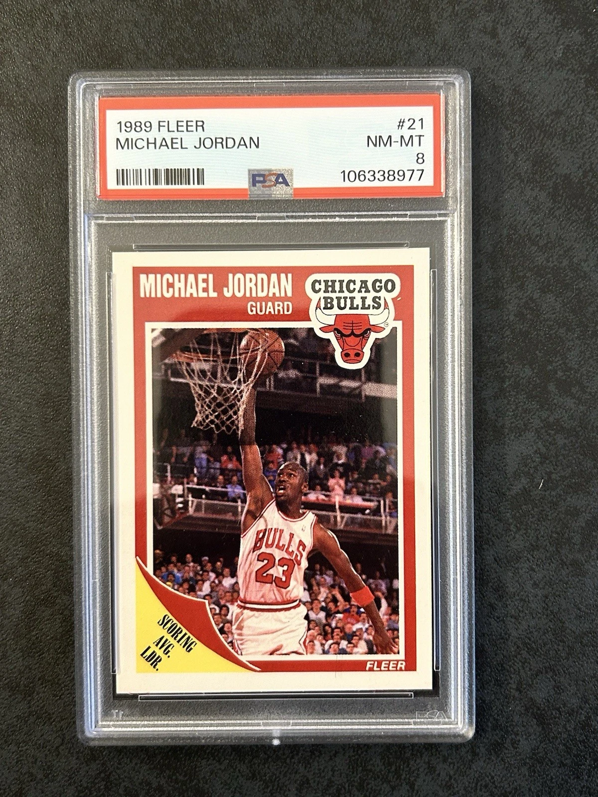 Deal for 1989-90 Fleer - Michael Jordan #21 PSA 8