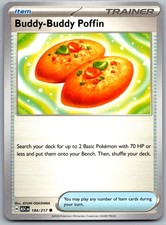 Buddy-Buddy Poffin 184/217 Common Ascended Heroes Pokemon Near Mint