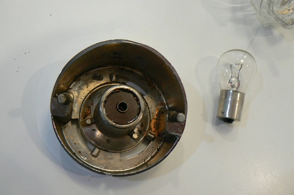 Luz intermitente individual nueva stock antiguo Porsche 356. Foto 4 de 4