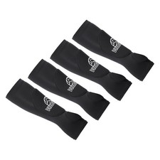 Volleyball Arm Sleeve, 4 Pcs Passing Forearm Elbow Pad, Volleyball Brace , Black