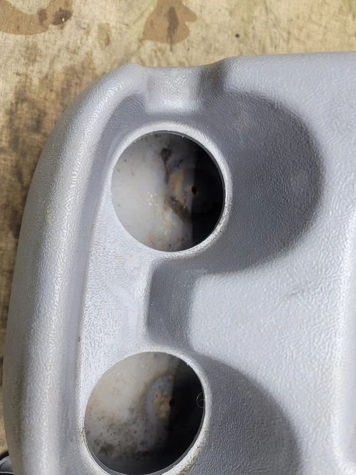 1994 1995 1996 Ford F-150 F-250 F-350 Opal Gray Grey Center Console OEM Bronco  - Image 4 of 4