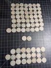 74x USA V And Buffalo Nickels Incl AU 1936 And 1918-S Mixed Dates