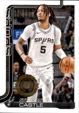 2025 Topps NBA Basketball - Stephon Castle San Antonio Spurs #197
