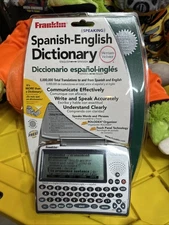 Franklin Spanish - English Dictionary Electronic Speaking BES-1845 NEW