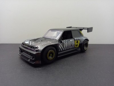 Dickie Renault Turbo 5 E Modellauto mit Rückzugmotor  Kunststoff - 14 cm