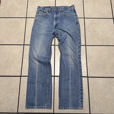 Levi's 517 Bootcut Jeans Mens 33x30 Light Wash Zip Fly Red Tab Made in USA