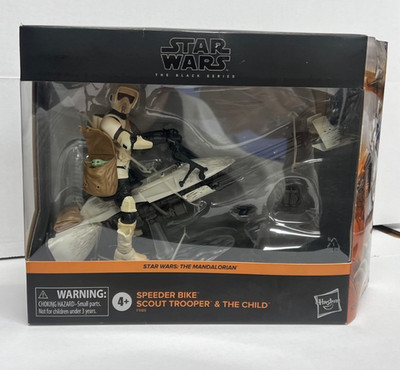 Star Wars Speeder Bike Scout Trooper & the Child Action Figure 2020 Hasbro New