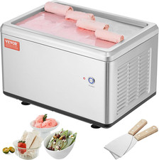 Fried Ice Cream Machine, 12.6" X 8.5" 120W Stir-Fried Ice Cream Roll Maker with
