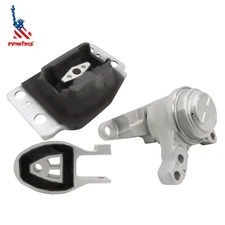 For Ford Fusion 2014-2020 1.5L & 13-14 1.6L 3pcs Engine Motor & Trans. Mount Set