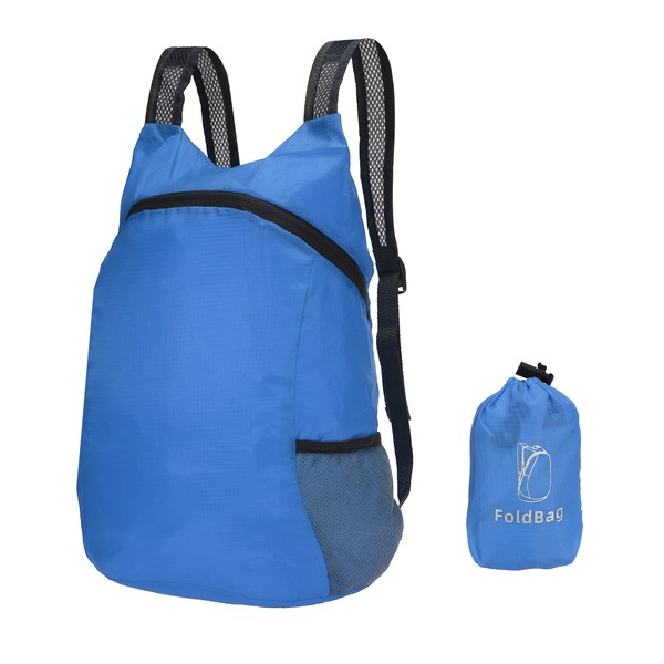 Wanderrucksack,15L-20L Faltbarer Leichter Rucksack Kleiner Faltbarer,Blau-image