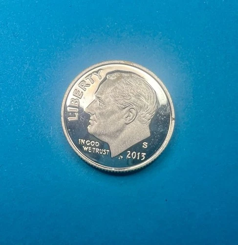 2013-S Proof Roosevelt Dime – 90% Silver – Gem Cameo Look