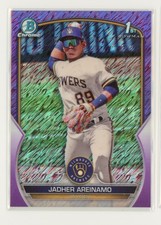 2023 Bowman Chrome Jadher Areinamo Purple Shimmer Refractor /250 - BCP-206