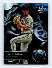 #TOP-7 2023 Bowman Platinum Top Prospects / Jacob Miller Miami Marlins