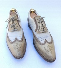 Scarpe Doriano Marcucci Fatte a Mano – Oxford Wingtip Bicolore – Misura (9) ...