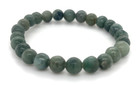 Type A Burmese Type A Jadeite Beaded Bracelet Auction Green 99cts — photo 2