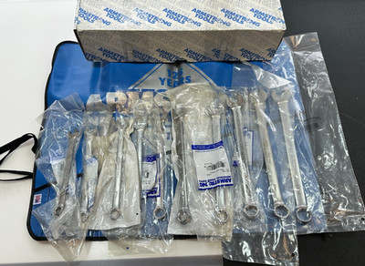 Armstrong Tools USA 52-677 10pc Metric Satin Long Combination Wrench Set NEW NOS