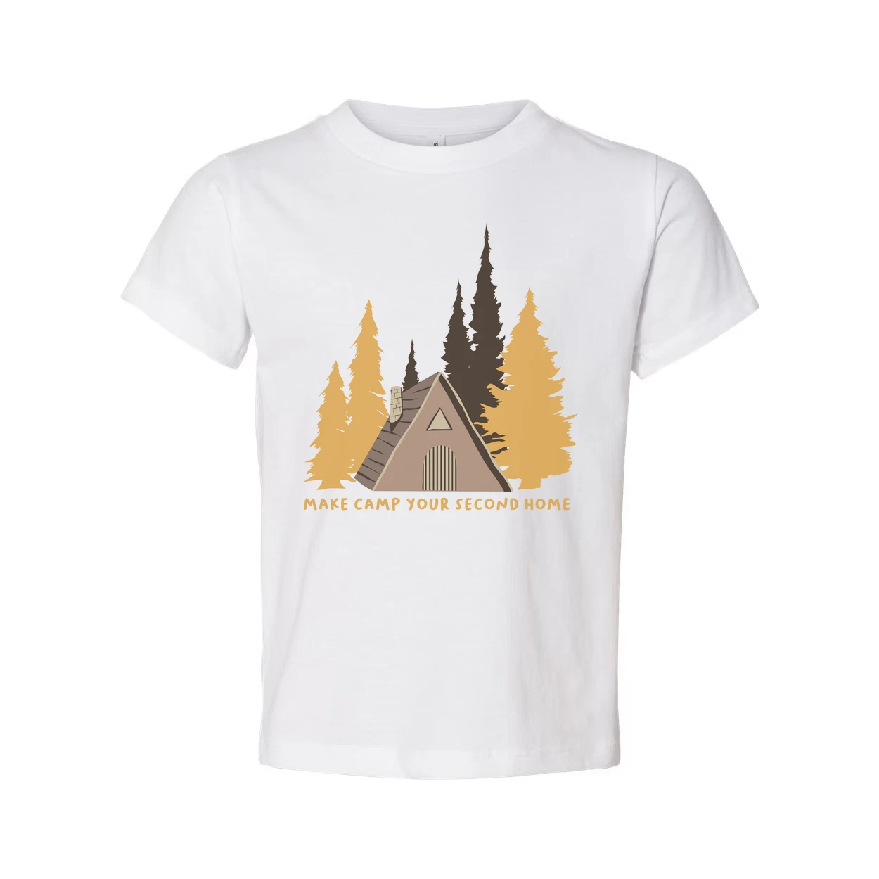 Unisex Camping Graphic T Shirt With Forest Cabin And Tent Design For Outdoor Lov
Opens in a new wind