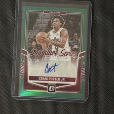 2024-25 Optic Signature Series Green Refractor Auto /49
